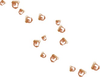 Many Acorns Tumbling Down