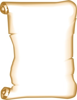 Blank Bulletin Scroll