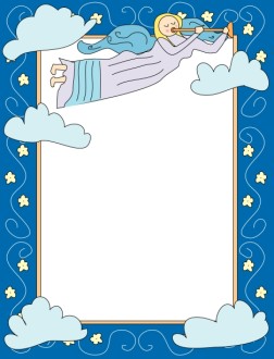 Cartoon Angel Frame