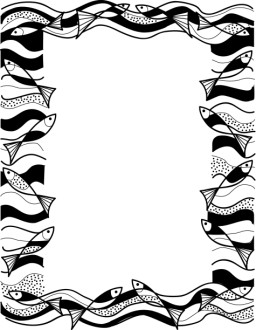 Christian Fish Collage Frame