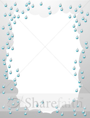 Raindrops with Clouds | Religious Borders
