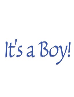 It's a Boy!