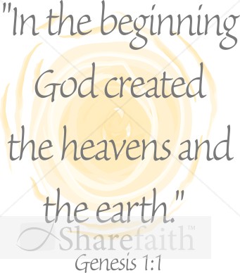 In The Beginning Quote from Genesis