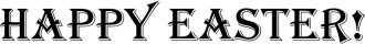 Happy Easter! Antique Typeset