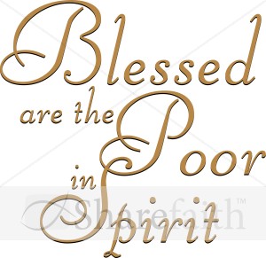 Blessed are the Poor in Spirit in Brown