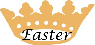 Simple Easter with Gold Crown