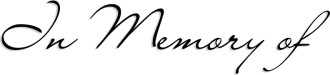 Memorial Title 2