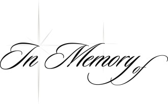Memorial Title with Stars