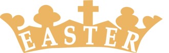 Easter inlaid in Gold Crown