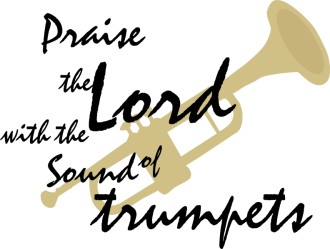 Praise the Lord with Trumpet Detail