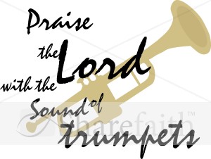Praise the Lord with Trumpet Detail