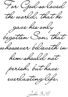 Elegant Script John 3:16