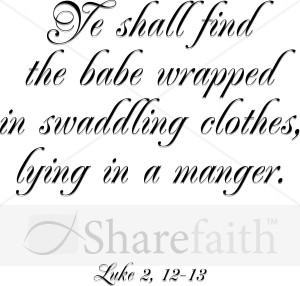 Lying in a Manger