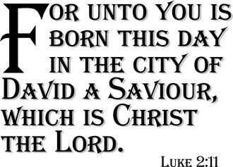 Christ the Lord Bible Verse