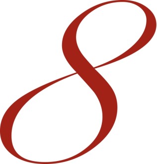 Red Number 8