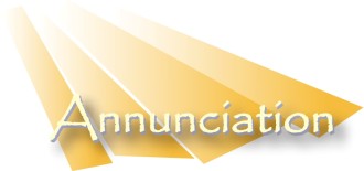 Annunciation with Rays of Gold