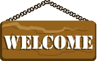 Church Camp Welcome Sign