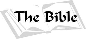 Grey Bible with Title