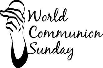 World Communion Sunday Script with Hand and Wafer