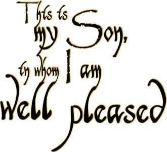 This is My Son  with gold Effect
