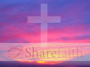 Sunset with Cross