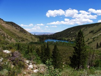 Scenic Mountain Valley with Lake Scenic Mountain Valley with Lake