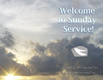 Sunday Service Program Sunrise Welcome