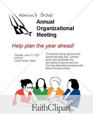 women s group planning meeting flyer dc hidden