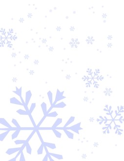 Subtle Blue Snowflake Background
