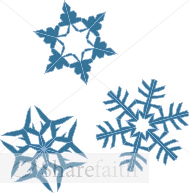 Blue Snowflake Assortment