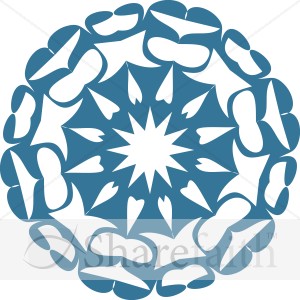 Blue Radial Design