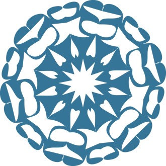 Blue Radial Design