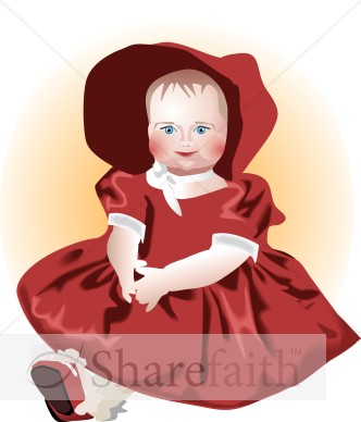 Doll Dressed in Red