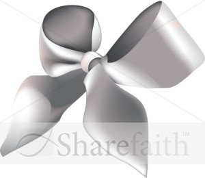 Black and White Bow