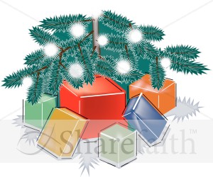 Presents Under Christmas Tree