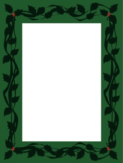 Ivy Vines on Green Frame