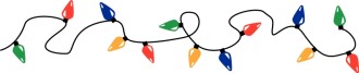 Holiday Lights Page Divider