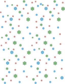 Modern Snowflake Backdrop
