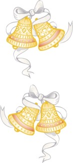 50th Anniversary Decorative Bells