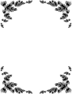 Grayscale Pine Corners