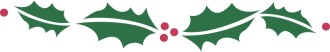 Christmas Holly Banner