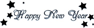 Cute Stars and Happy New Year Script