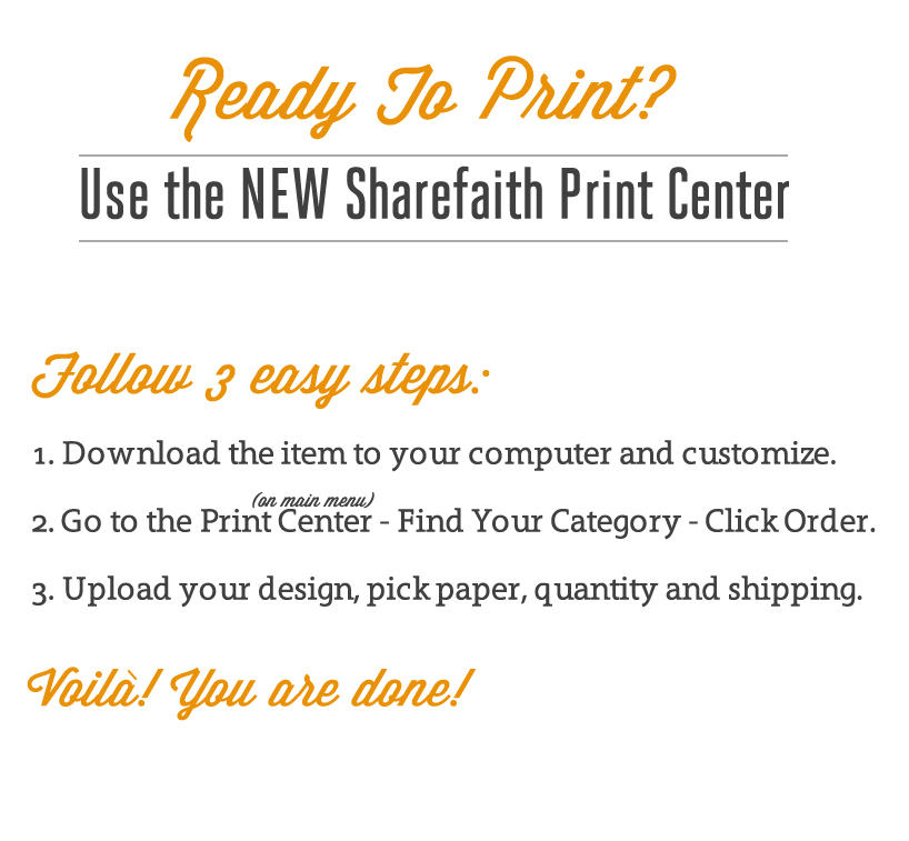 print center instructions