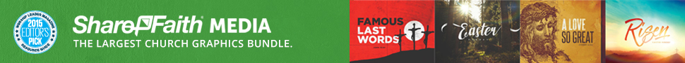 Sharefaith Membership - Gives Access to 70,000 worship graphics, templates and videos.