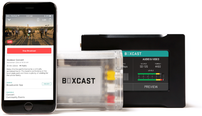 boxcast devices for sharefaith