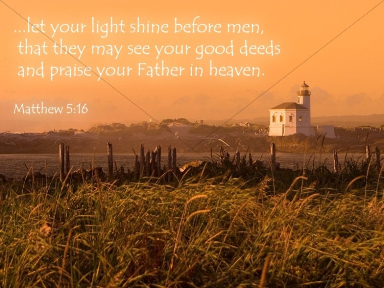Shining Light Verse from Matthew Thumbnail Showcase