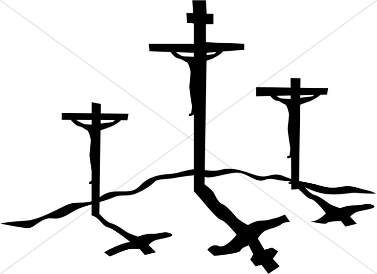Crucifxion Silhouettes