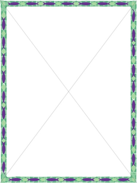 Green and Purple Stained Glass 2