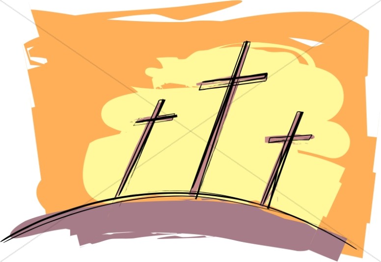 Three Crosses, Sunset
