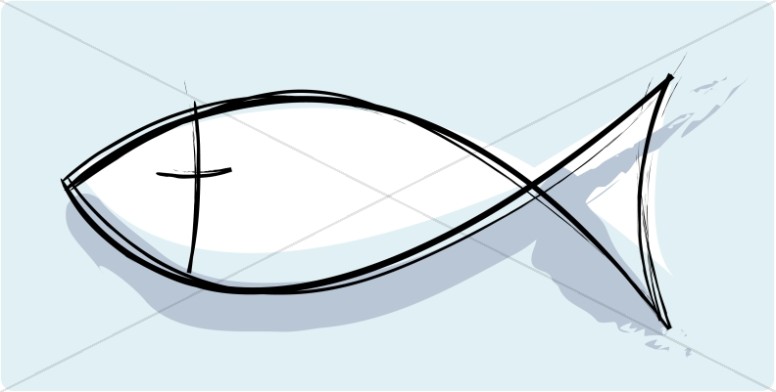 Artistic Christian Fish Symbol Thumbnail Showcase